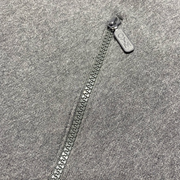 Vintage On Your Mark 1/4 zip pullover sz Large grey - Picture 4 of 9